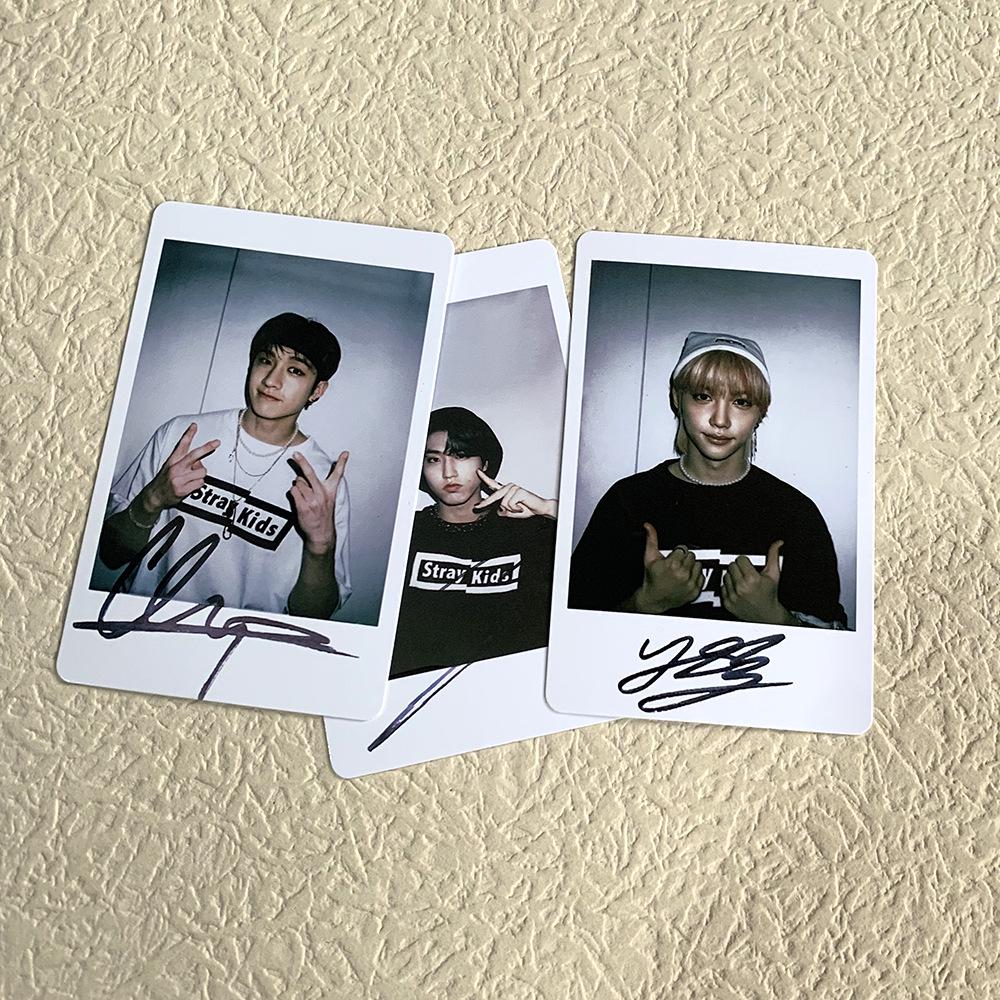 STRAY KIDS Autographed LOMO Card Set with Bonus Postcard