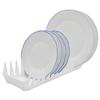 Plate Stand Lids Kitchen Organizer Dishes Drying Rack Drainer