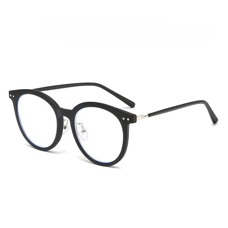 

Stylish Retro Round-Frame Anti-Blue Light Presbyopia Glasses Unisex New High-Definition Ultra-Light Reading Eyewear 0 To +4.0 0 матовий чорний колір