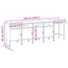 Work Cabinet Set with Drawers 5 pcs Red and Grey