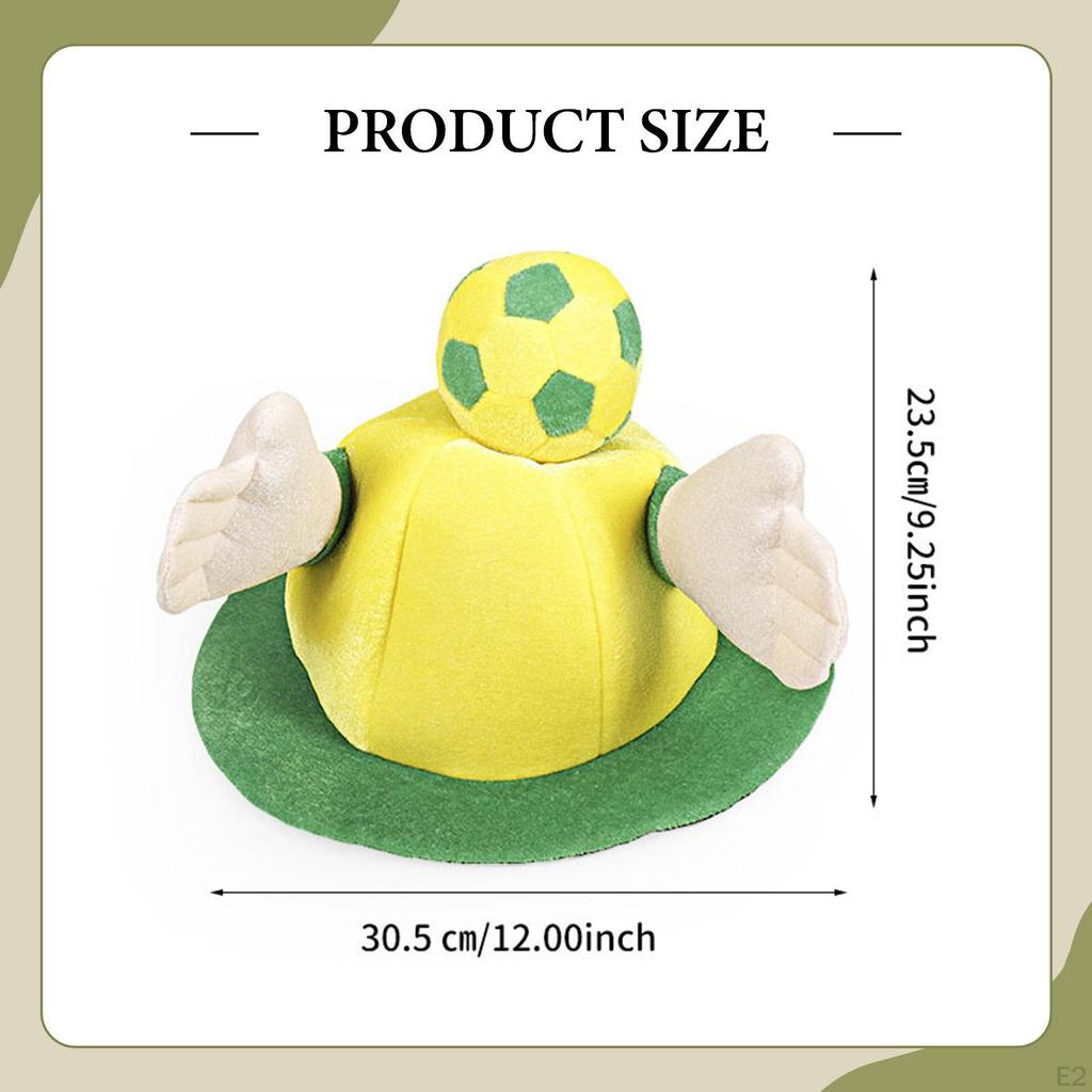 Football Hat Novelty Costume Accessory Headgear for Thanksgiving Party Event