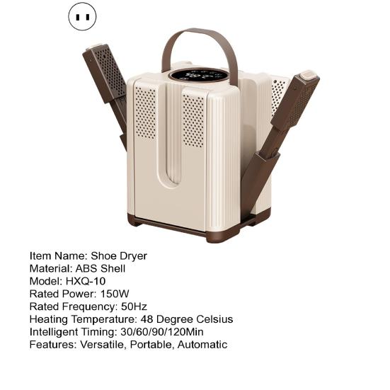 Intelligent Shoe Dryer with Timer & Constant Temperature Multi-Function Shoe Deodorizer Rapid Drying & Odor Removal Shoe Drying Machine for Home Use