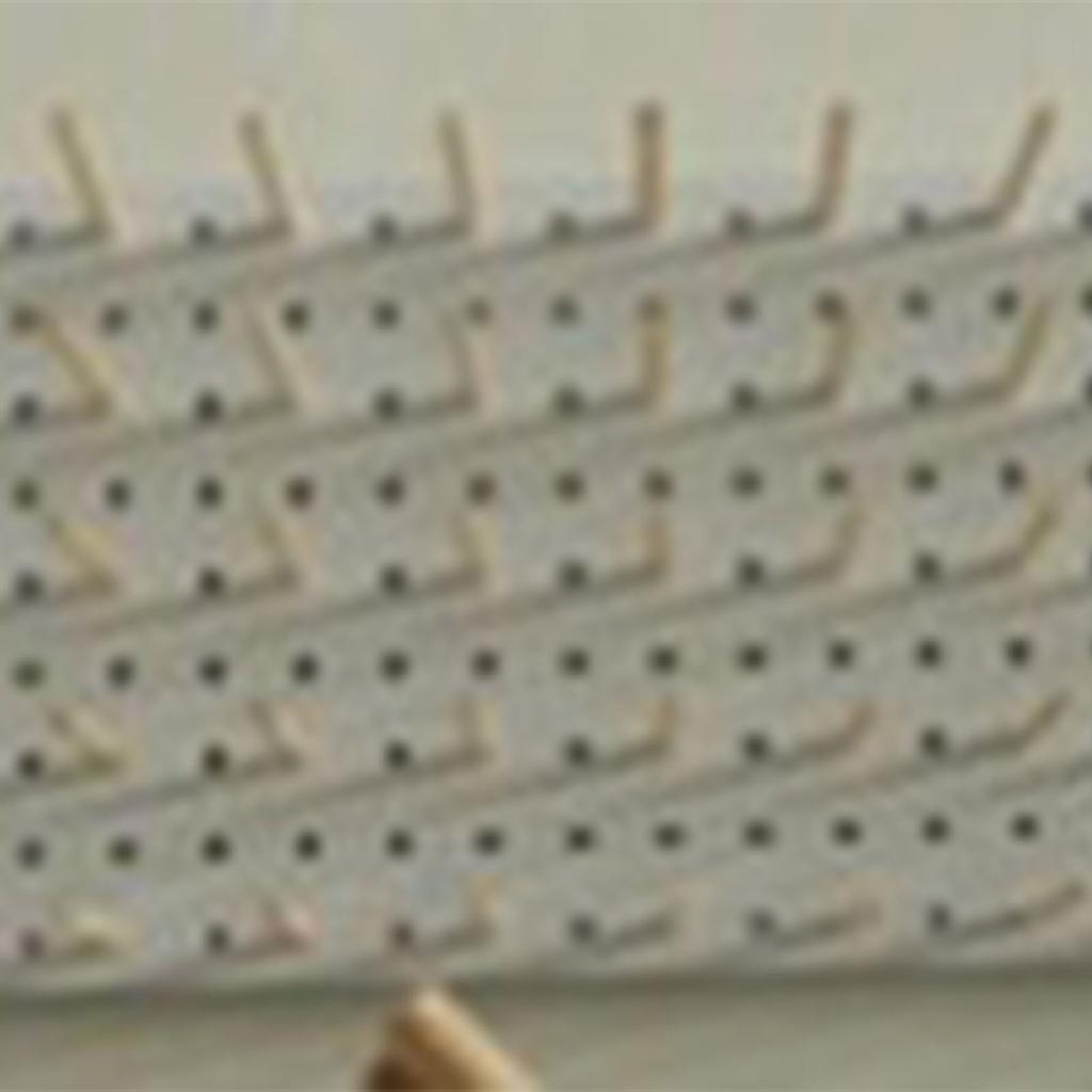 Self Adhesive Sewing Pegboard with 25 Wood Hook 11.8x11.8in Multifunctional Pegboard Organizer