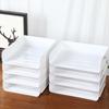 A4 Vertical Document Letter Letter Storage for 4-tier Tray, Case, Tray, Books, Etc. (4pcs/set, White)
