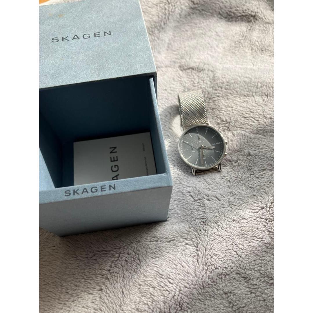 Used SKAGEN SIGNATUR 38mm Silver ALLSTAINLESS