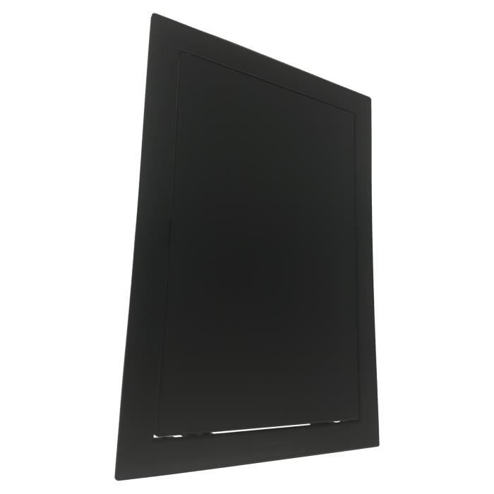 Trappe de visite - 200x300mm - plastique - couleur noir - intérieur