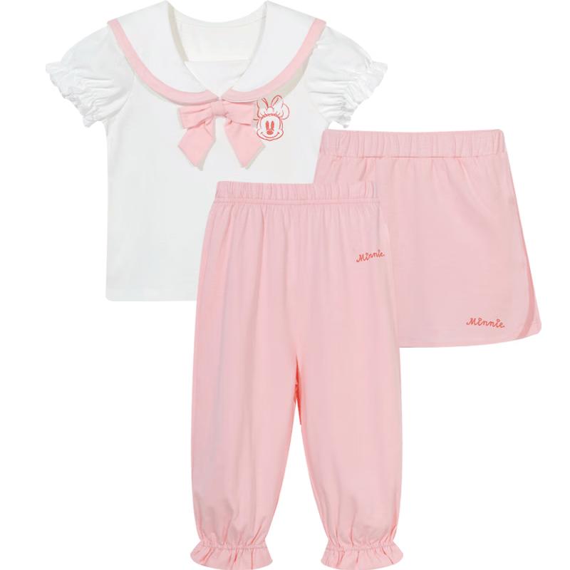 Disney Girls Cotton 3-Piece Summer Outfit 100/52