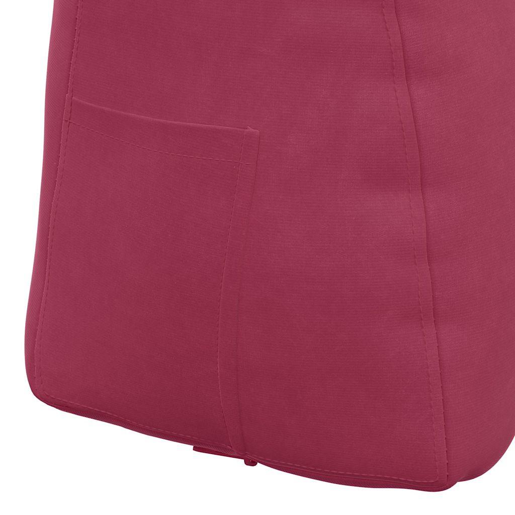 Back Cushion Burgundy Red 80 x 24 x 50 cm Velvet