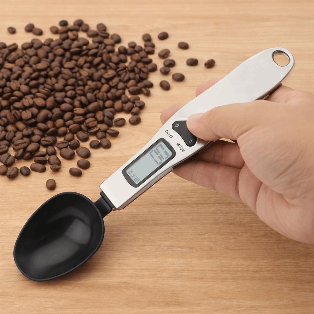 High-Precision Electronic Weighing Spoon Detachable Unit Conversion Measuring Spoon Corrosion Resistance Stainless Steel