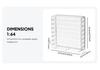 1/64 Wheels Display Case Stand, Dustproof Stationery 8 Layer Model for Toy