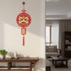 Fu Wealth Symbol Traditional Chinese New Year Decoration Exquisite Flannel New Year Pendant Blessing Words Door Sign Party