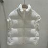 Autumn and Winter New Down Jacket Sleeveless Vest Women's Versatile Stand-up Collar Bread Short Light Warm Down Vest
