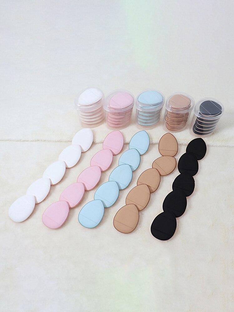 Puderquaste Mini Finger Klein Air Cushion Puder Tropfen Abdeckstift Magisches Werkzeug Make-up Kleine Puderquaste