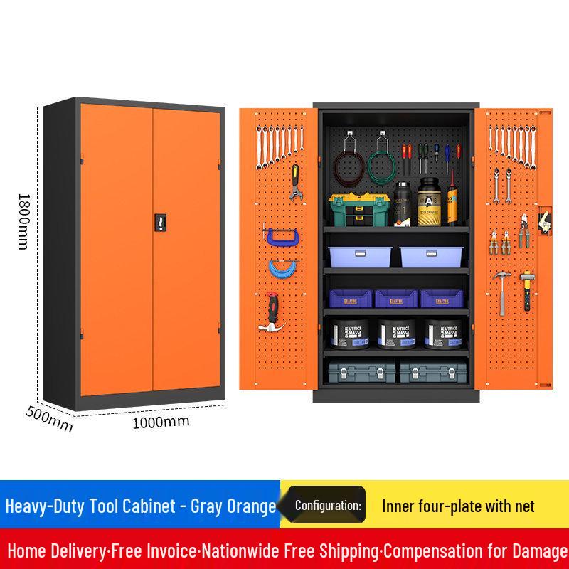 Heavy Duty Tool Cabinet with Thickened Drawers for Workshop and Auto Repair Storage.