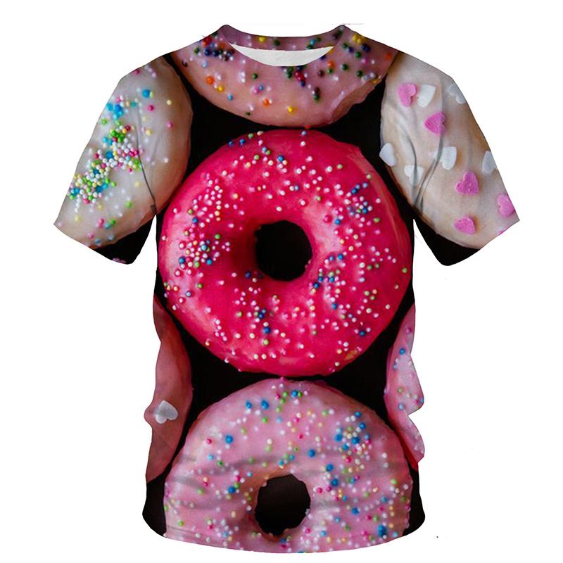 Creative Taco Tuesday Graphic T Shirt for Men Tops 3d Printed Hamburger   T-shirt Women Streetwear Oversized Summer Short Sleeve
