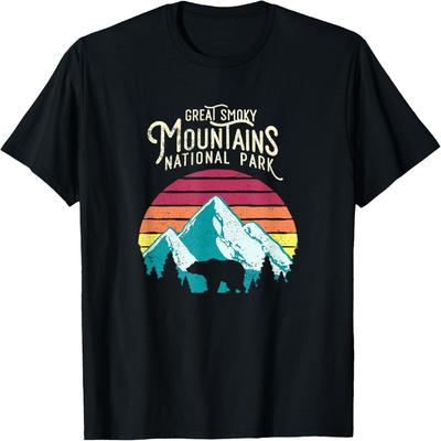 Vintage Great Smoky Mountains National Park Bear T Shirt T-Shirt