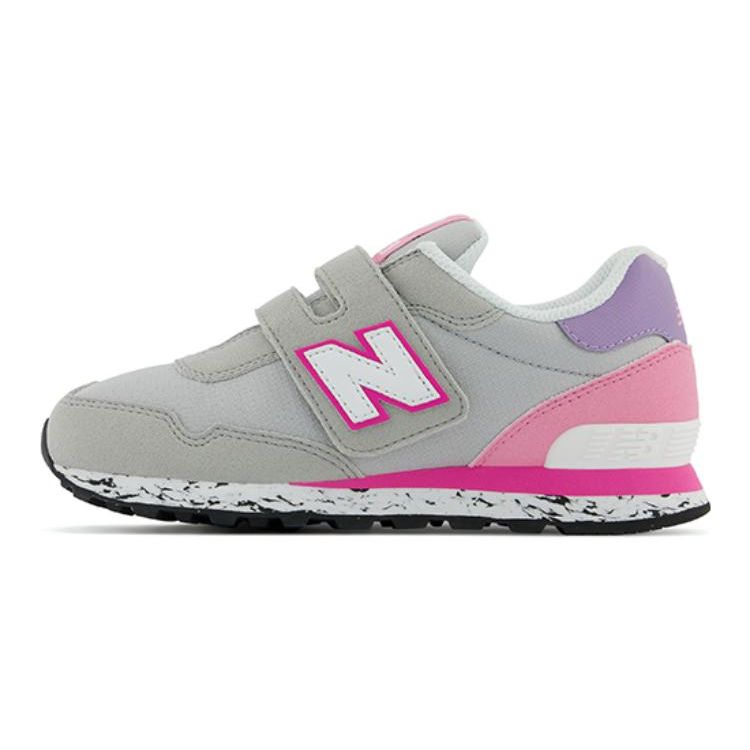 New Balance 515 Kids Grey Low Top Casual Shoes Comfortable Versatile Wear Resistant PV515DK