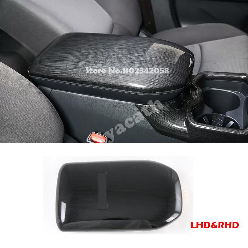 For Toyota RAV4 RAV 4 XA50     23 ABS carbon center control Storage box armrest panle cover interior accessories