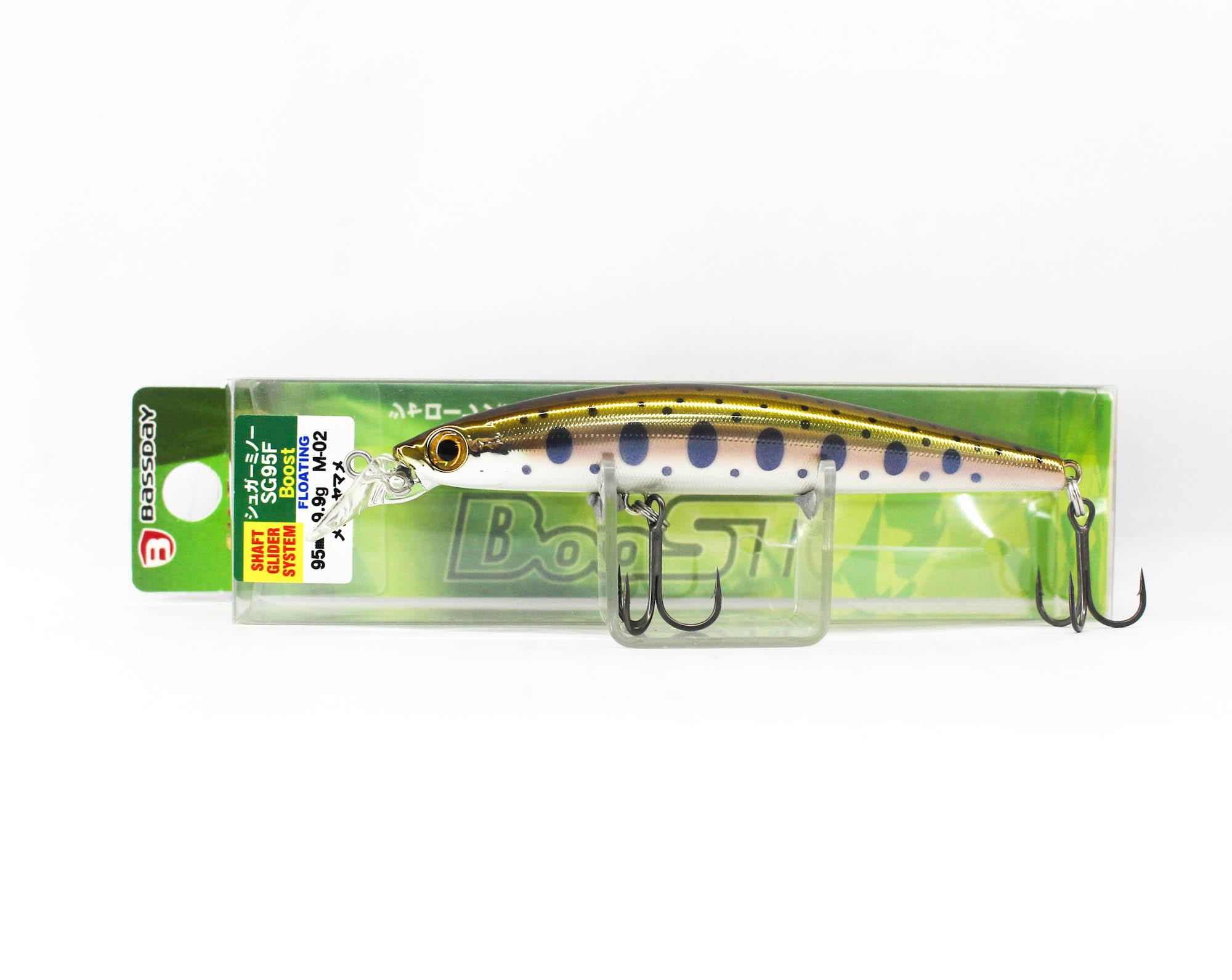 

Bassday Sugar Minnow SG 95F Boost Floating Lure 9.9 grams M-02 (1012)