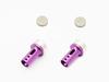 RC-ART Aluminum Body Mount Cap (Magnetic) 6mm Purple (ART2211)