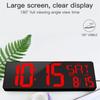 Multifunctional Large Digital Wall Clock 16.5 Inch LED Large Display Count Timer Home Office Classroom USB Power Alarm Clock