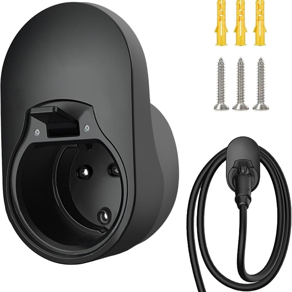 

FONWUJIOT Type 2 Wall Mount - Wallbox Mount,Cable and Plug Mount,Wallbox EV Charger Mount,Wallbox Cable Mount,Compatible with EU Compliant Type 2 Char чёрный