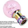 Aramox Universal Manual Gear Shift Knob, Crystal Bubble Acrylic Design with 3 Adapters, 8mm/10mm/12mm Thread Size