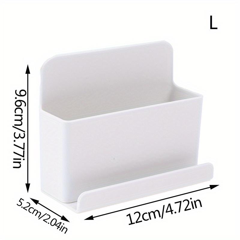 1 Stück Wandmontierte Organizer-Aufbewahrungsbox Fernbedienung Klimaanlagen-Aufbewahrungskoffer Handy-Steckerhalter Ständer Behältergestell