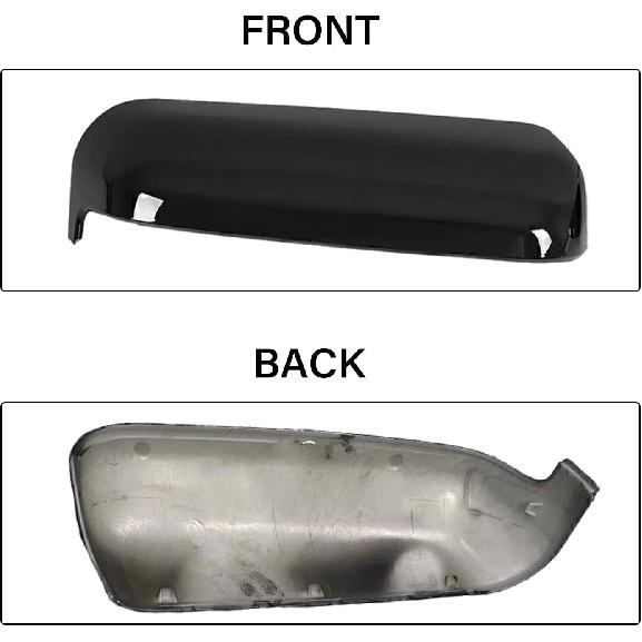 Rückspiegelabdeckung Kappe Passend für 2020-2024 Chevy Silverado GMC Sierra 2500HD 3500HD Außenspiegelabdeckungen Dekorative Zierleisten (Schwarz)