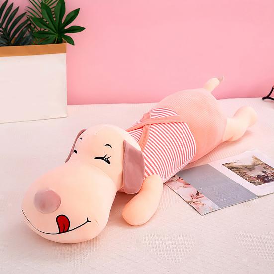 Long Pillow Plush Dachshund Doll 110/130cm Hugging Pillow Soft Stuffed Animal Cute Dog Plush Toy for Sleep And Nap
