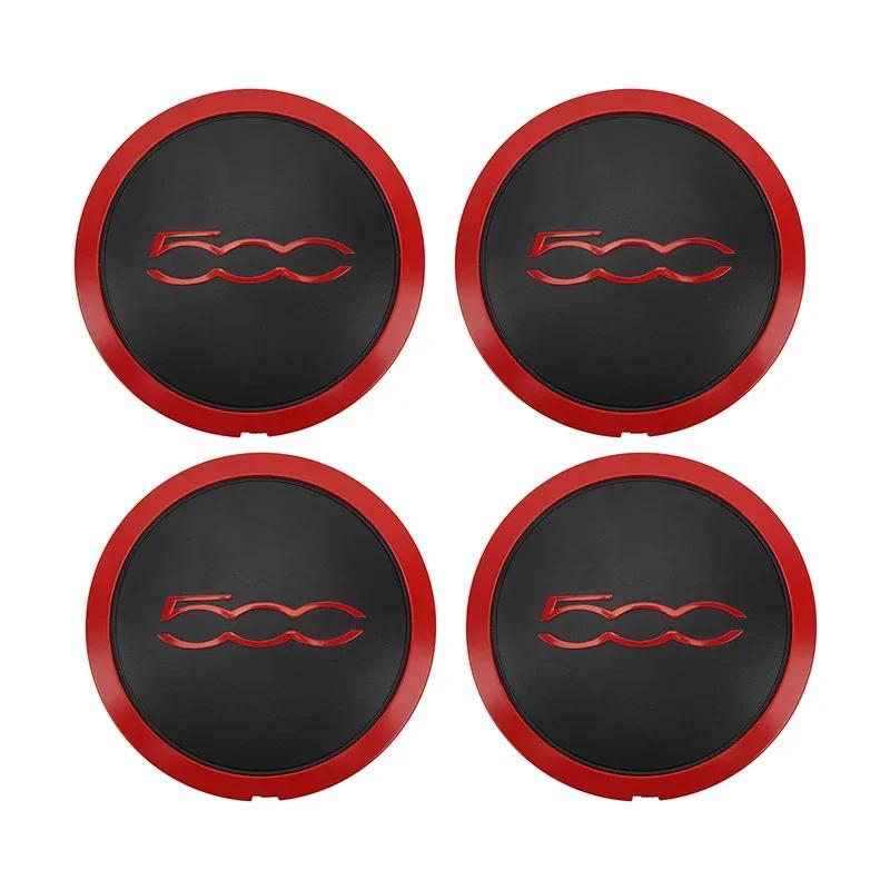 4Pcs 133mm Hubcap for Fiat 500 C Wheels Centre Hub Caps Set 68078419AC 68078421AC Dust Cover Wheel Hub Cap Replacement 51884863