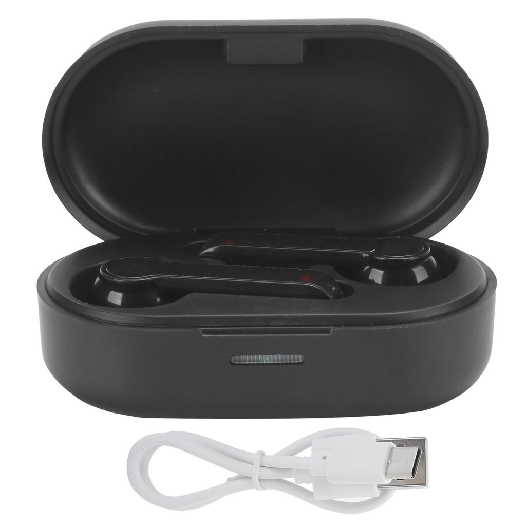 L32 Bluetooth Kopfhörer Kabellos TWS In-Ear Kopfhörer Ohrhörer Touch-Steuerung Headset(Schwarz )