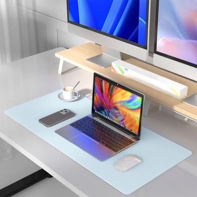 Schreibtischunterlage, weich, groß, rutschfest, kratzfest, wasserfest, Kunstleder, schmutzabweisend, glatt, gute Reibung, Büro-Desktop-Mauspad