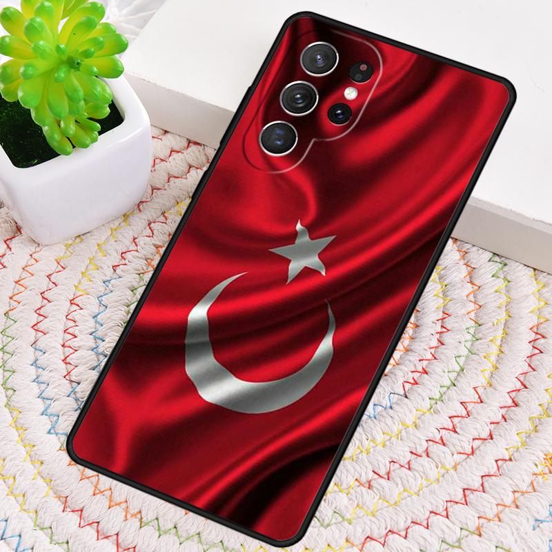 Turkei Turkey Ataturk Flag TPU Phone Case For Samsung Galaxy note 10 pro S26 S25 S24 S23 S22 Ultra Plus S21 FE S20 Cover