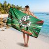 Asciugamano da Spiaggia Personalizzato con Nome Testo South Sydney Rabbitohs, Asciugamano Morbido Assorbente per Spiaggia Piscina Viaggio Regalo Personale