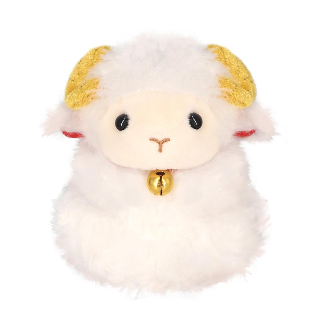 Sanei Boeki 2027 Zodiac Year Hitsuji Mochi (White) W7.5xD7xH9.5cm Plush Toy
