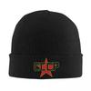 CCCP Over The Red Star Knit Hat Beanies Autumn Winter Hat Warm Casual Caps Men Women