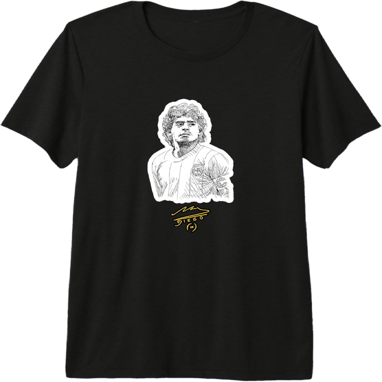 Maradona Dibujo Premium Tri-Blend T-Shirt S разноцветный