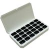 24 Grids Empty Magnetic Nail Art Box Dustproof Storage Organizer for Manicure DIY Fast Painting Beginner & Salon Use
