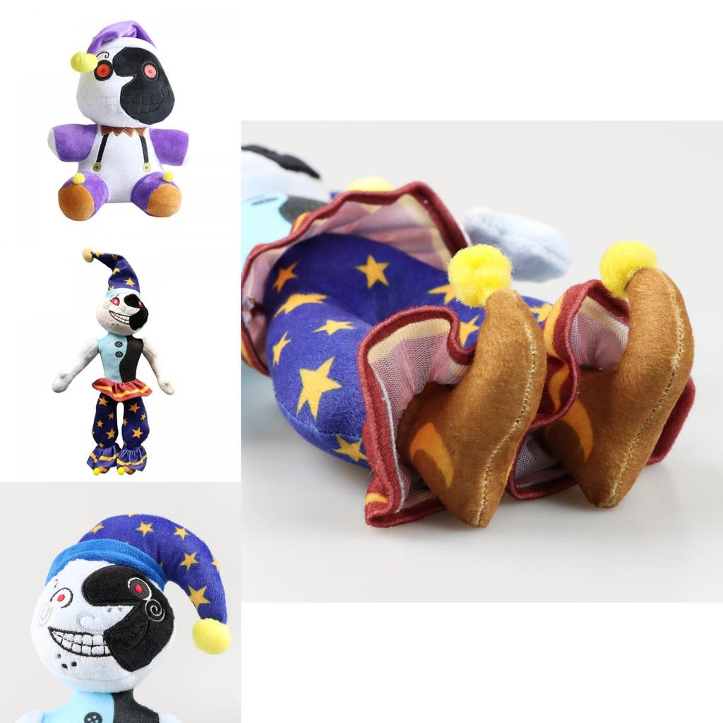 Peluche Super Morbido Sundrop Moondrop Assistente Asilo Fnaf Per Bambini