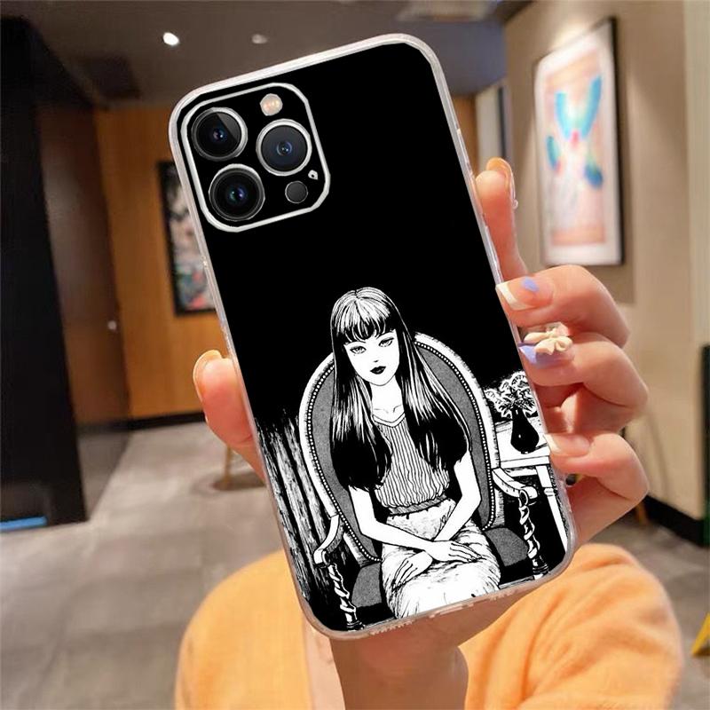 

Phone Case For iphone 17 Pro Max Air 17 16 15 14 13 Pro Max 15Plus 15 16 Pro Japanese horror comic Tomie iphone 13
