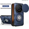 Slide Lens Camera Protection Funda for Honor Magic8 Pro Case Magnetic Rotate Ring Stand Cover for Honor Magic 8 Pro Armor Case