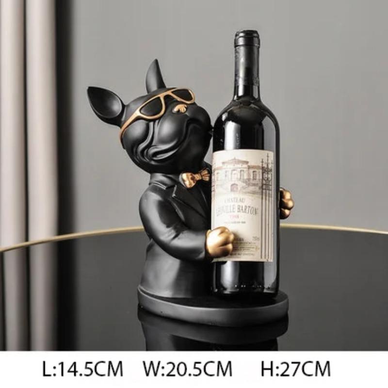 

Украшение дома, фигурки животных, держатели для вина, ремесло из смолы, статуя бульдога, держатель для бутылки вина, настольный стол, стойка для шампанского, декор комнаты