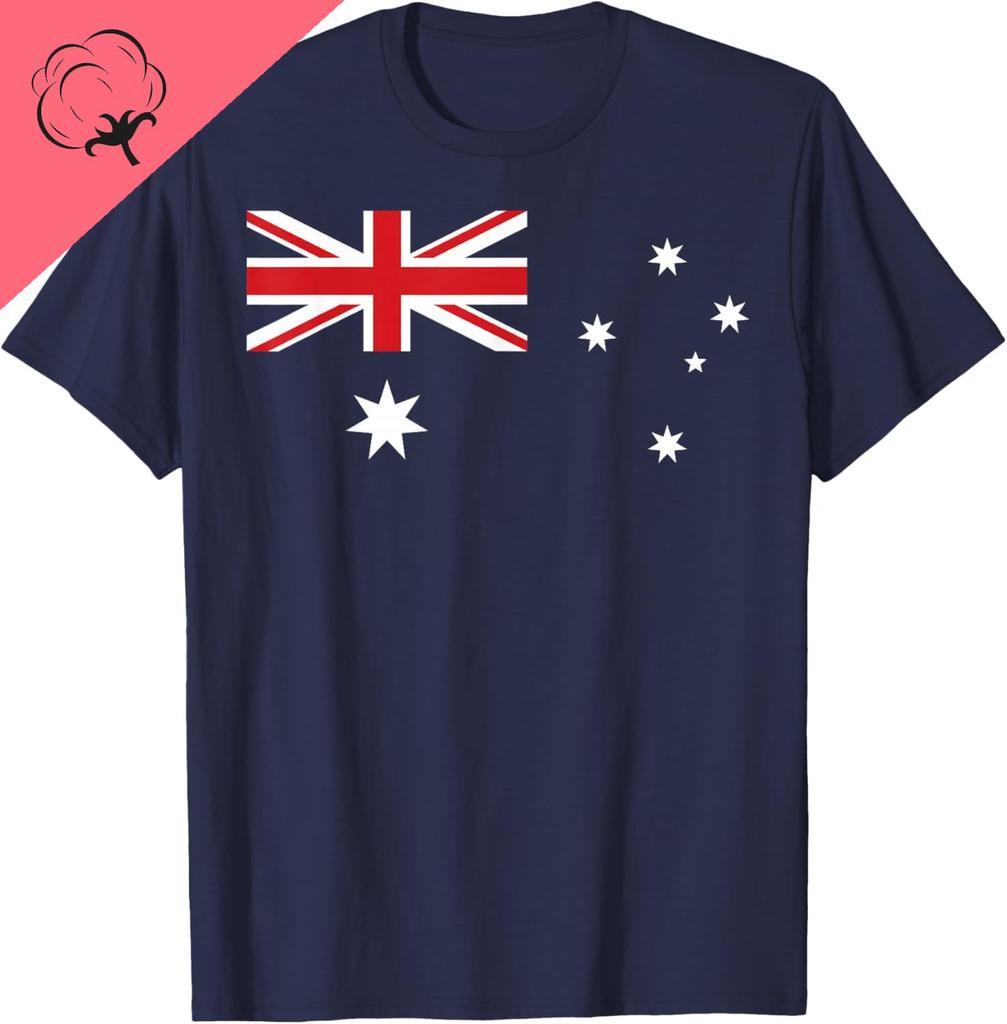 For Australian Flag Day Tshirt Unisex And Unisex Short Sleeves Breathable And Comfortable Cotton Personalized Clothing