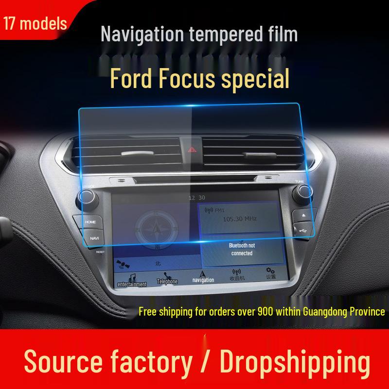 Ford Escort Navigationsbildschirm Schutz aus gehärtetem Glas