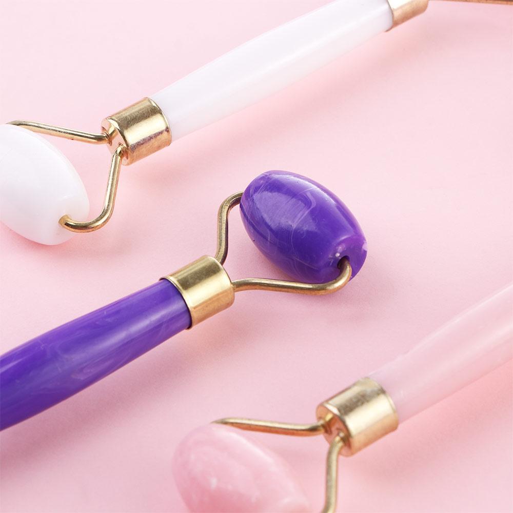 Skin Care Slimming Neck Anti-Aging Guasha Board Facial Massager Roller Double Head Roller Massager