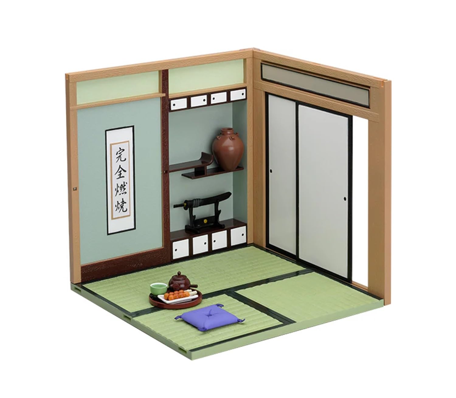 

Игровой набор Nendoroid Японская гостиная B Гостиная ABS ПВХ Диорамный набор для переиздания #02 Набор, Немасштабный и Nendoroids,