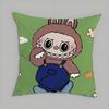 Peripheral Series Pillow Labubu Cartoon Doll Doll Pillow Cushion Cushion Gift Back Cushion