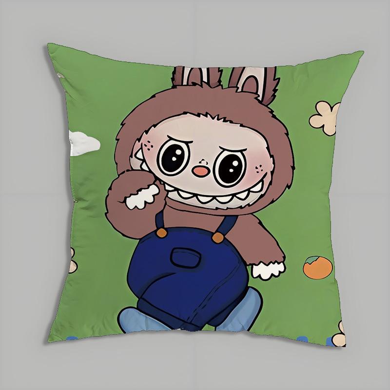 Peripheral Series Pillow Labubu Cartoon Doll Doll Pillow Cushion Cushion Gift Back Cushion