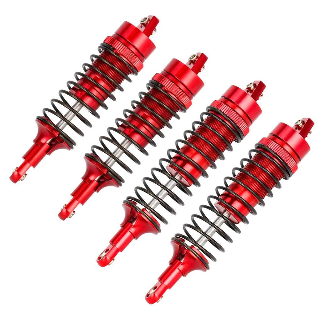 Aluminum Alloy Shock Absorber Set for 1/10 Traxxas Slash 4x4 2WD Rustler VXL Stampede RC Car Upgrade Parts – Front & Rear